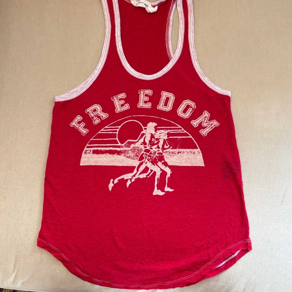ISABEL MARANT ETOILE Rosa Freedom Linen Tank (S)